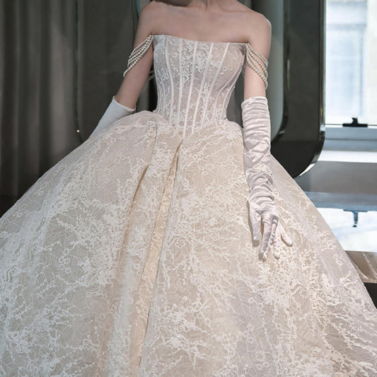 Bandeau Master Wedding Bridal French Light Dress