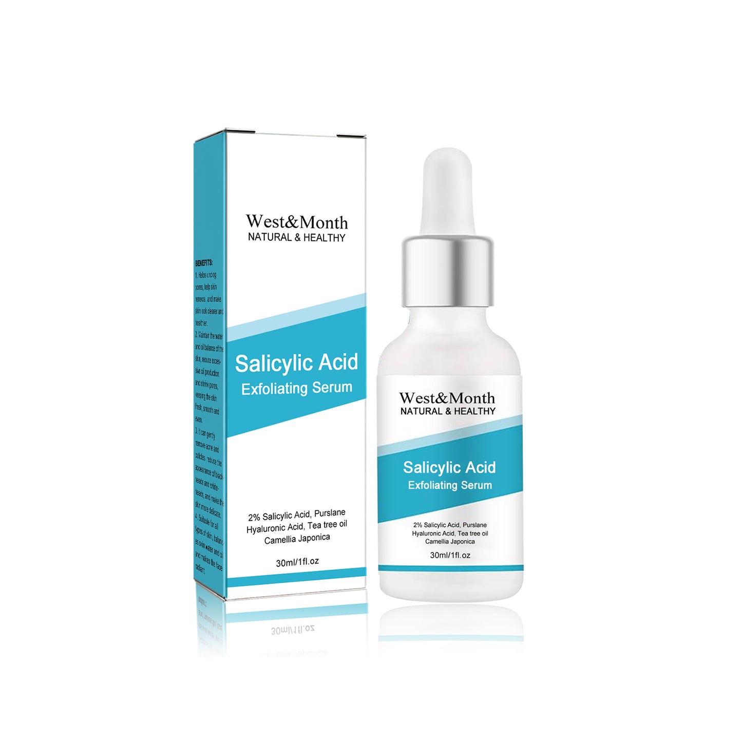 Salicylic Acid Exfoliating Essence, Deep Clean Skin Pores Exfoliate And Moisturize Essence