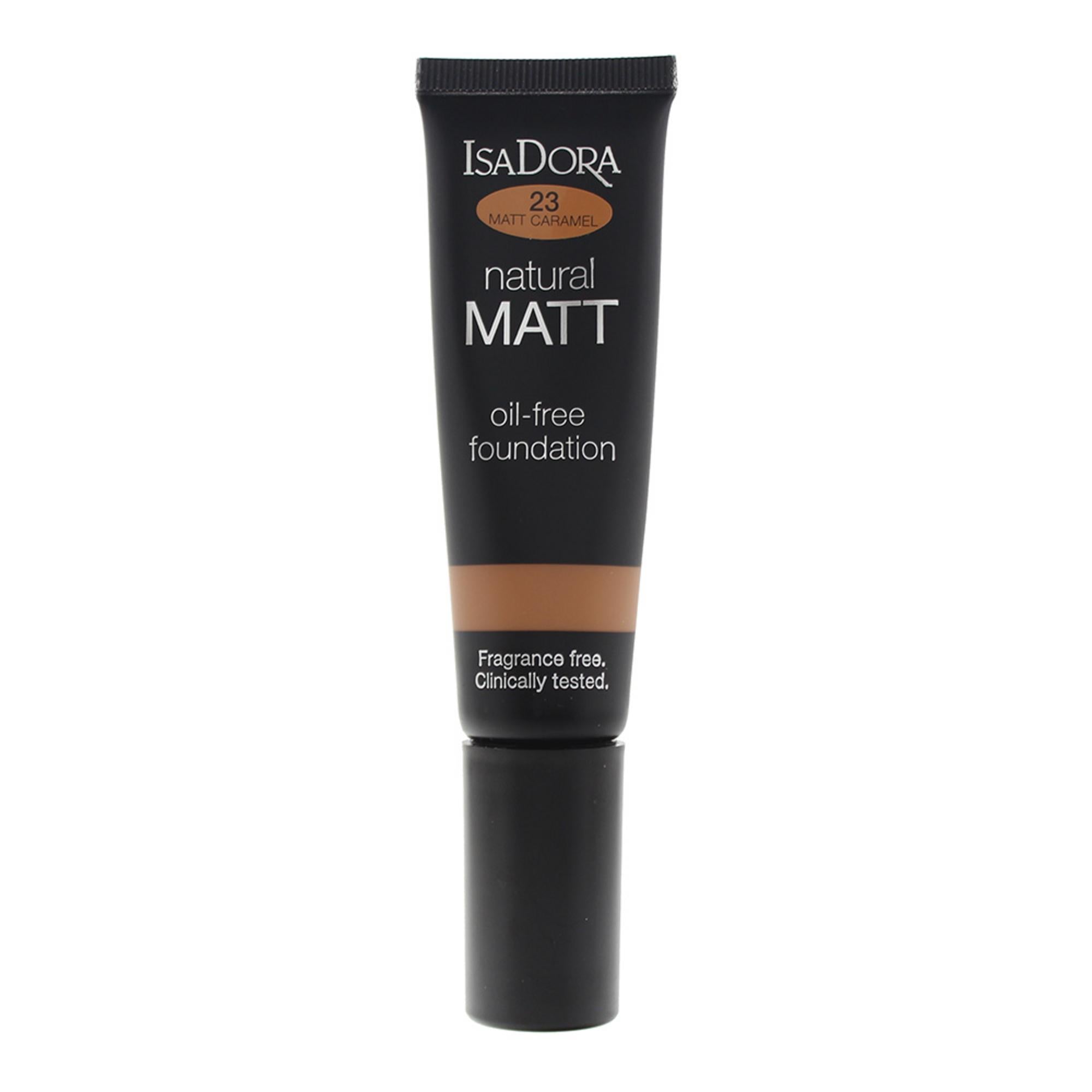 IsaDora, Natural Matt, Oil-Free, Matte, Liquid Foundation, 23, Caramel, 35 ml