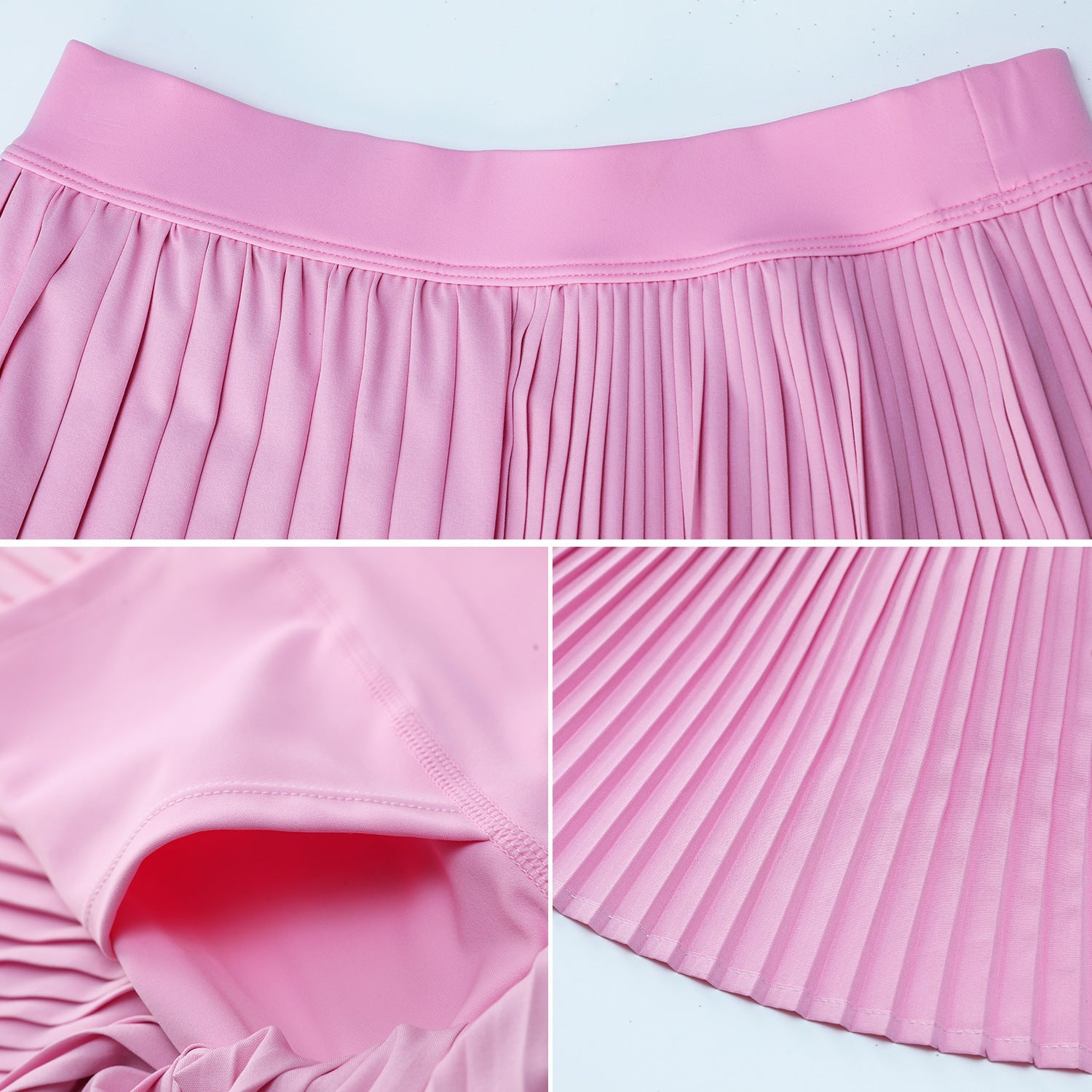 Anti-exposure Tennis Skirt Fitness Stitching Pleated Yoga Skirts