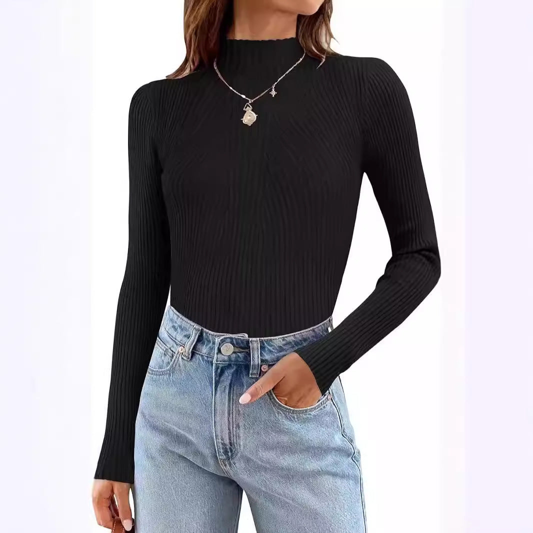 Fashionable Knitted Bottoming Shirt
