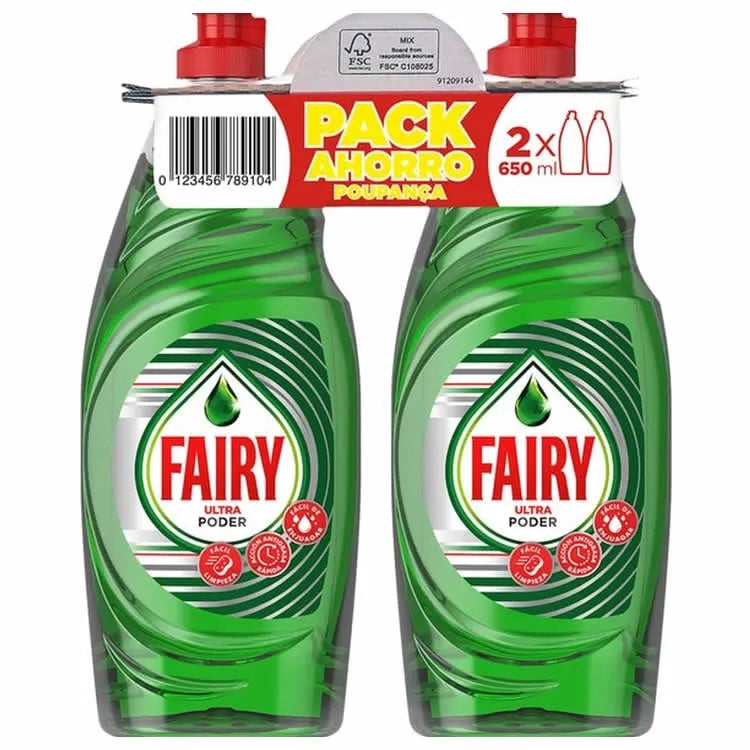 Fairy Ultra Powder 2X650Ml - FAIRY