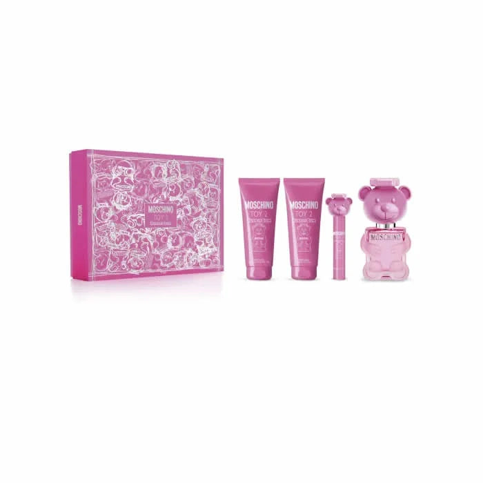 Moschino Toy 2 Bubble Gum Eau De Toilette Spray 100Ml Set 4 Pieces - MOSCHINO