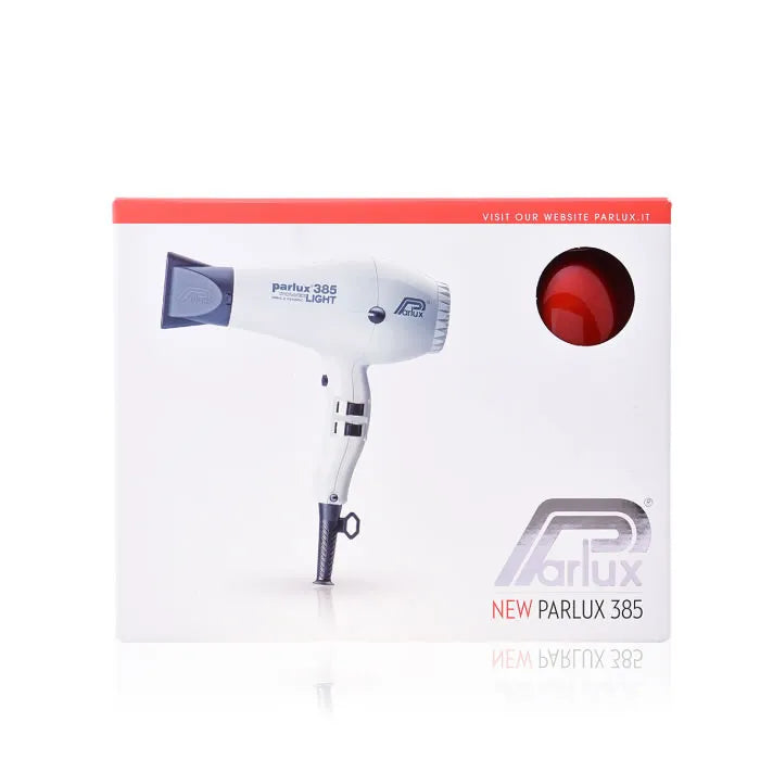 Parlux Hair Dryer 385 Powerlight Ionic & Ceramic Red - PARLUX