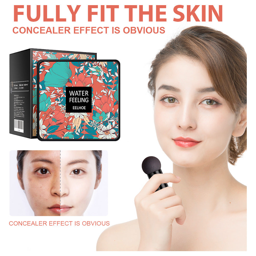 Water Feeling BB Cream, Mushroom Air Cushion To Cover Blemishes Waterproof Sweat Resistant Makeup Cushion BB Cream