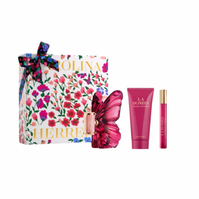 Carolina Herrera La Bomba Eau De Parfum Spray 80Ml Set 3 Pieces - CAROLINA HERRERA