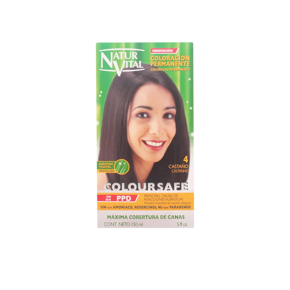 Naturaleza Y Vida Coloursafe Permanent Color 4 Brown 150Ml