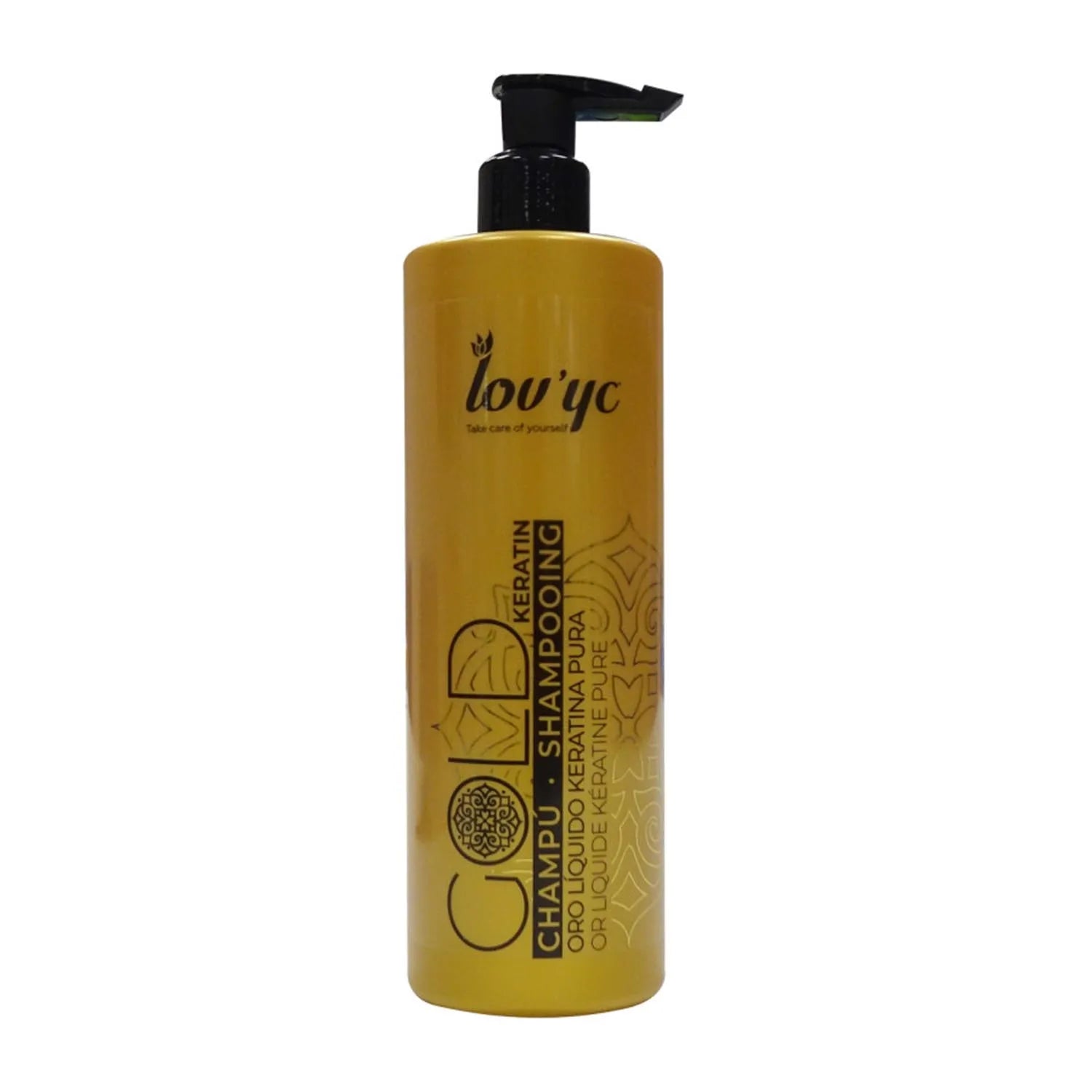 Elie Saab Lovyc Gold Keratin Champu Cabello Seco 500Ml - ELIE SAAB