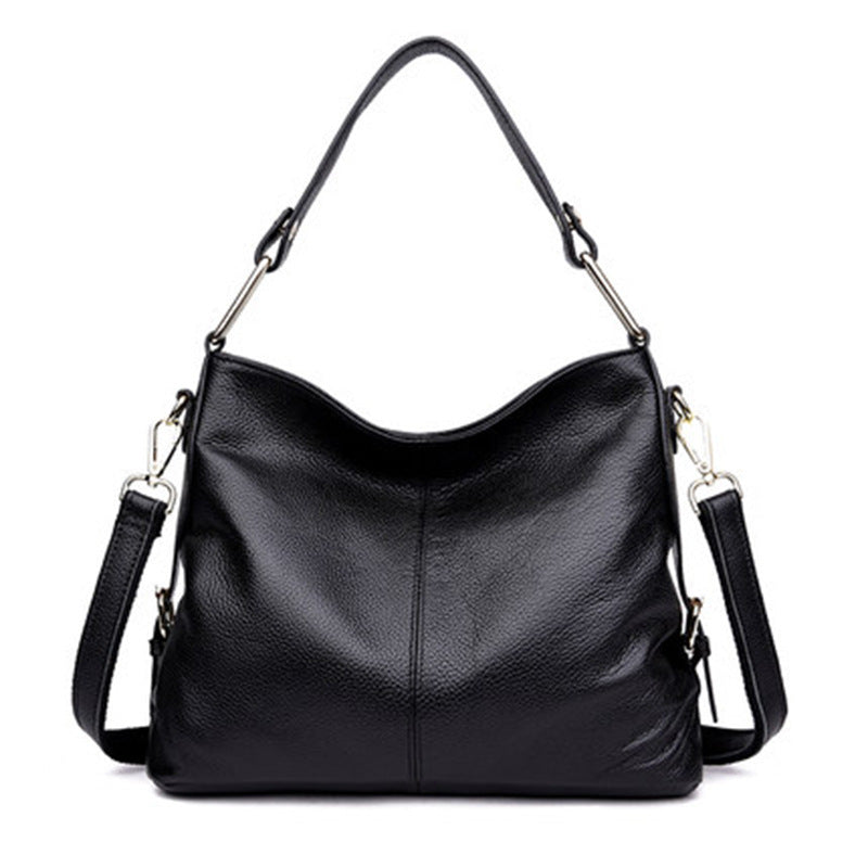 Fashion Genuine Leather Portable Crossbody Bag