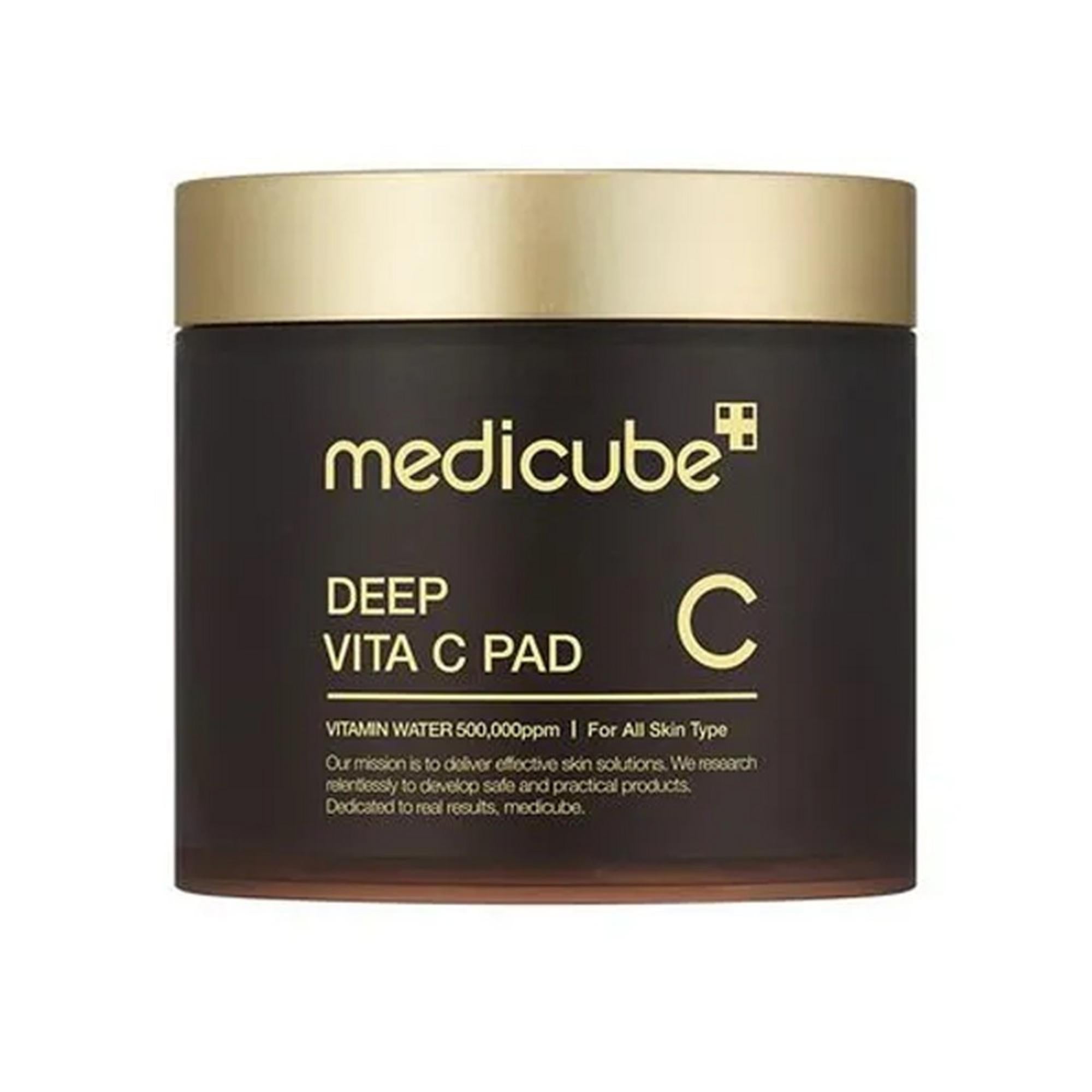 Medicube, Deep Vita C Glutathione Brightening Mask, Brightening, Cleansing Pads, 70 pcs