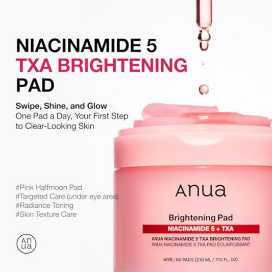 Anua, Niacinamide 5 Txa, Peel-Off Pads, 60 pcs