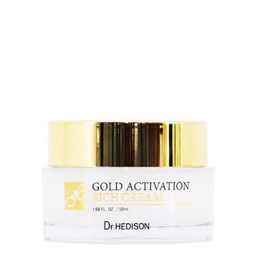 Dr. Hedison, Gold Activation, 24K gold, Anti-Aging, Rich Cream, For Face, 50 ml