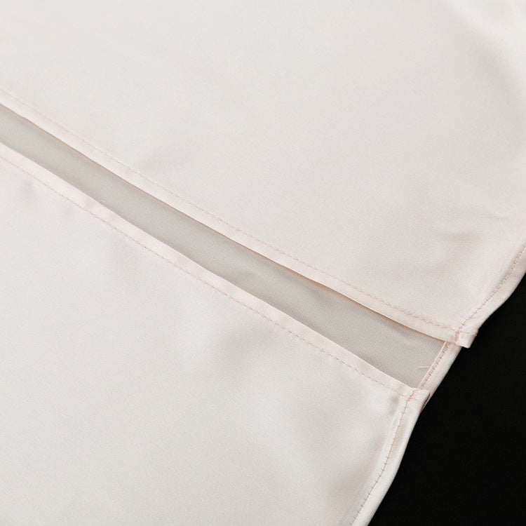 Fashion Satin High Waist Flattering Sheath Skirt