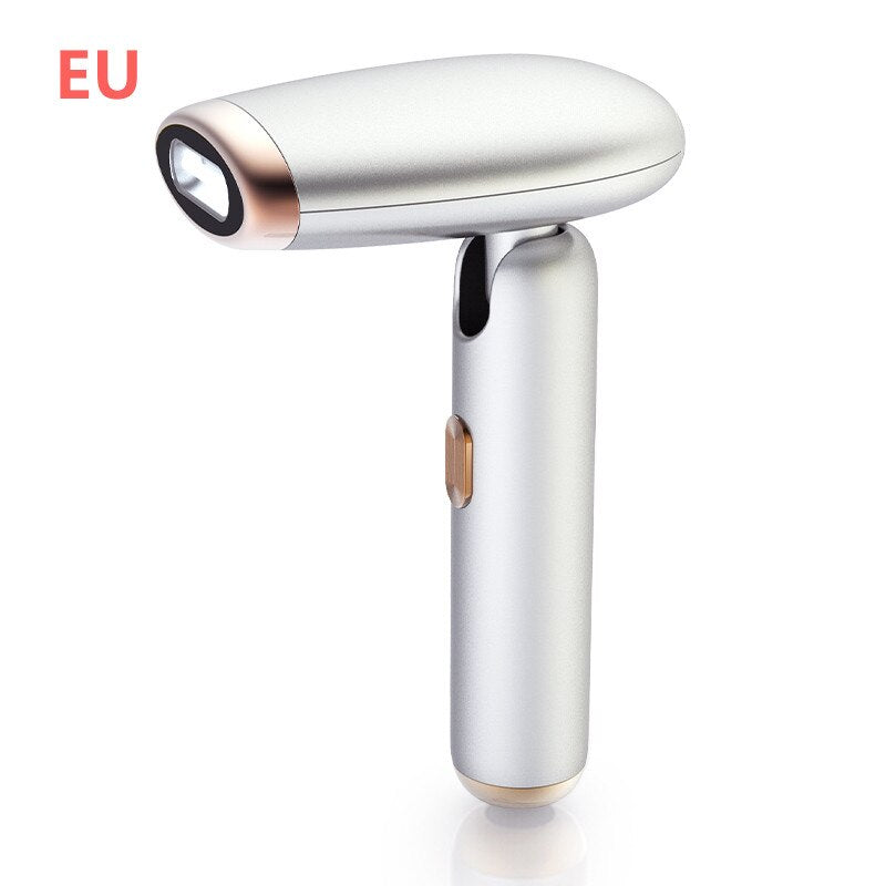 Fold  Handheld Photon Flash Laser Depilatory 5 Gears Adjustable No Pain Rejuvenation Hair Removal Skin Beauty Machine