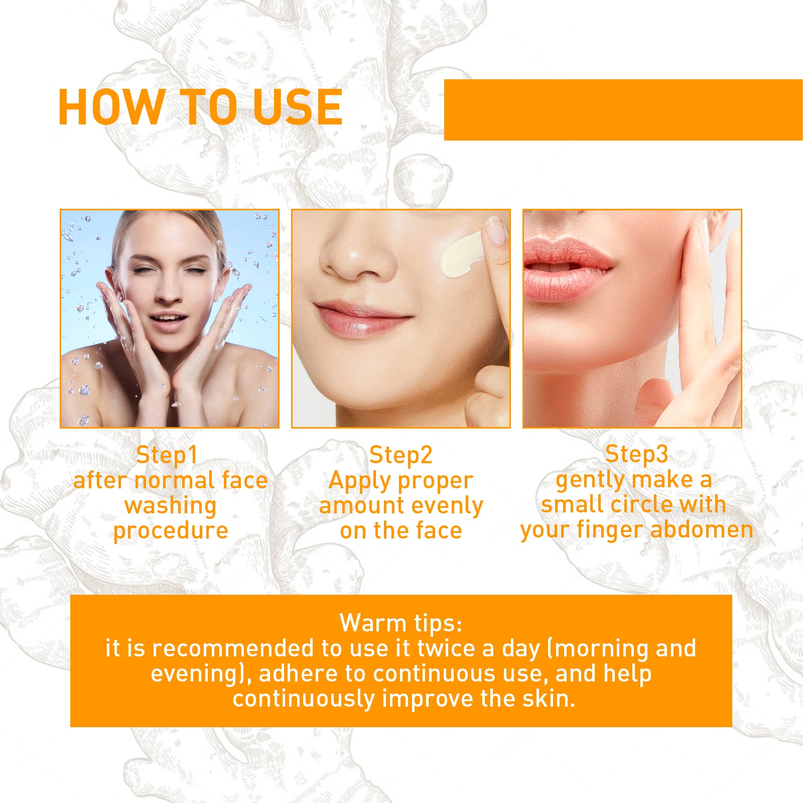 Turmeric Face Cream, Reduces Fine Lines And Spots Moisturizes Anti Wrinkles Face Cream