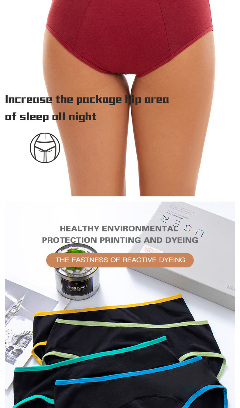 Plus Size Women's Menstrual Underwear Leak-proof