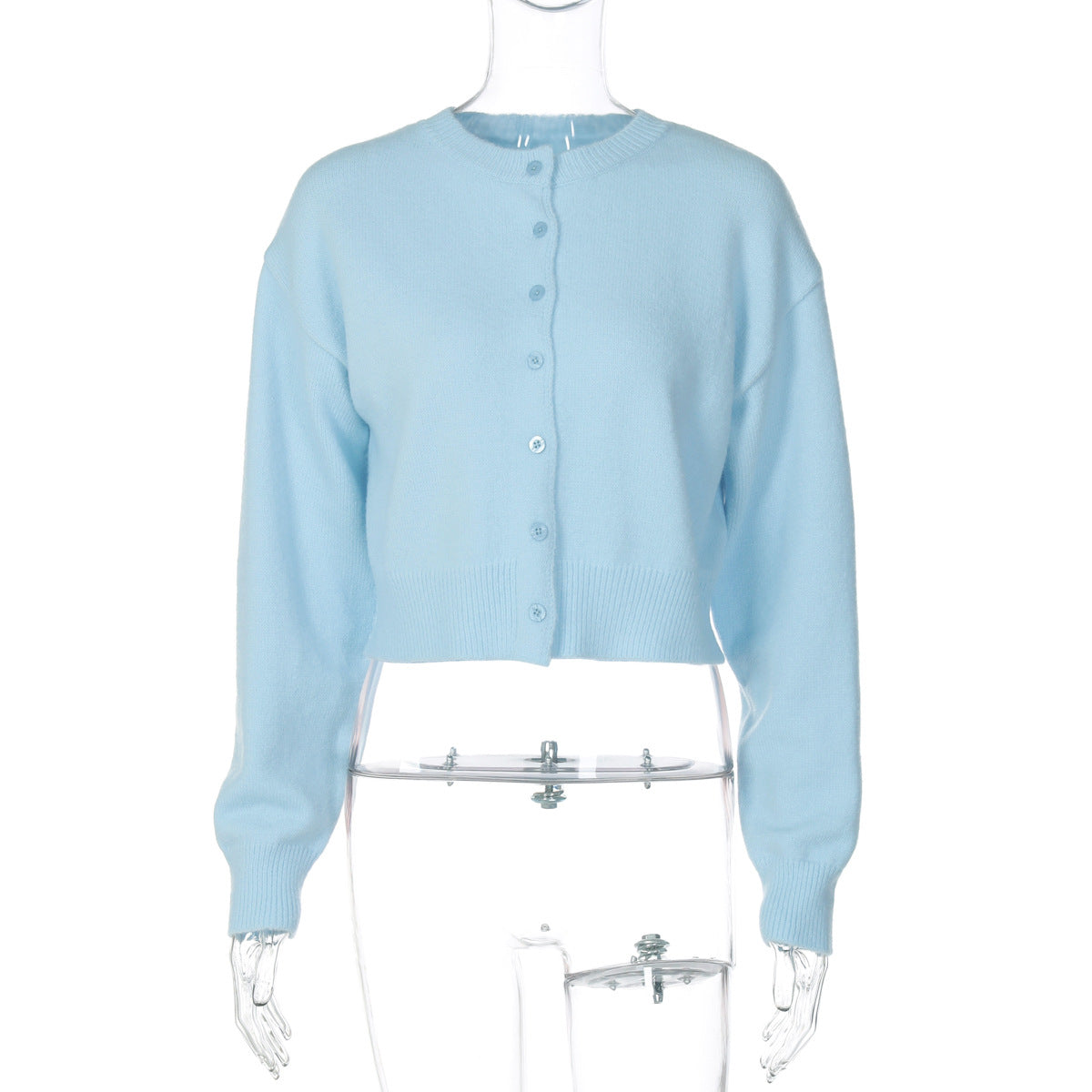 Fashionable Loose All-match Short Long-sleeved Sweater