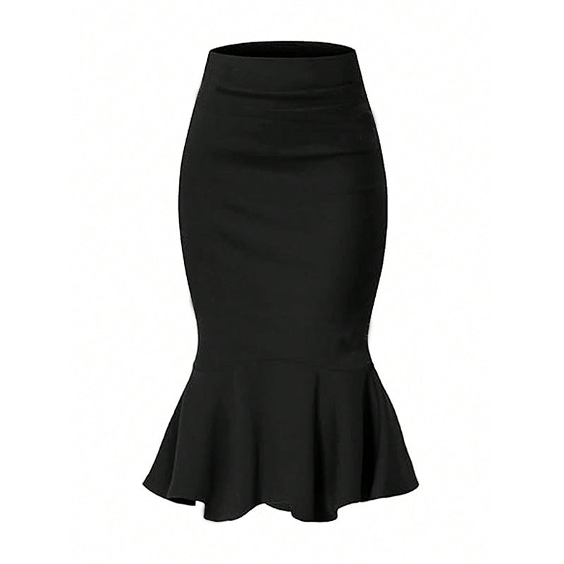 Women's Temperament Fishtail Elastic Skirt