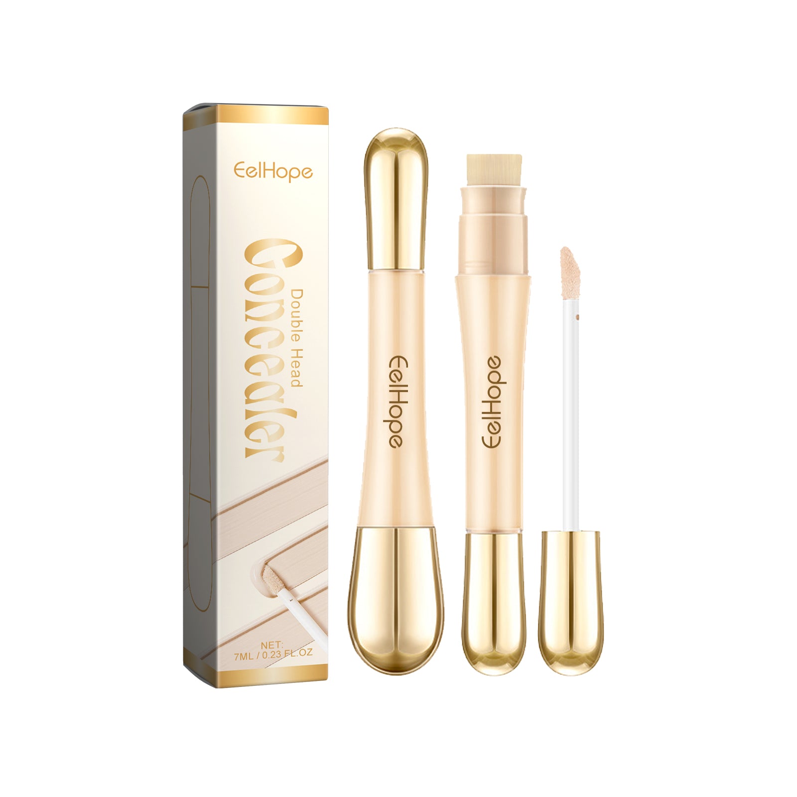 Double Head Concealer, Brightening And Waterproofing Concealer Stick
