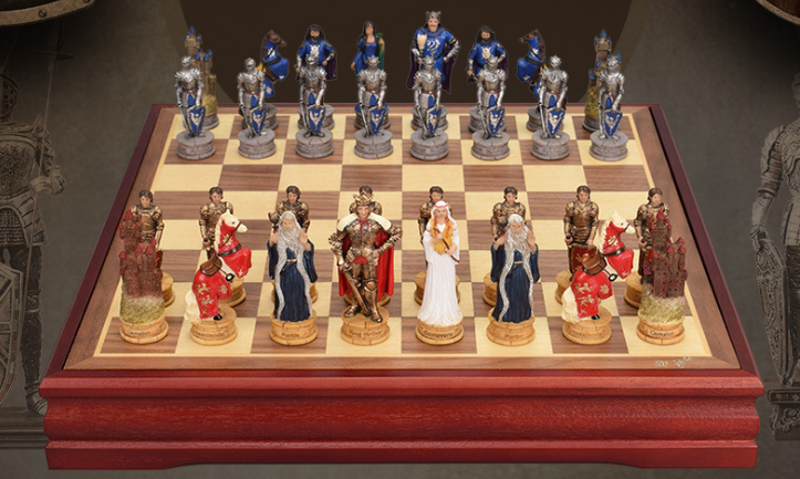 Three-dimensional Character Chess Set Large Character Checkers