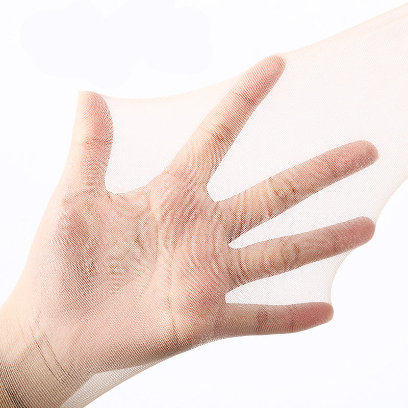 5D Simple Packaging Core-Spun Silk Stockings Pantyhose Women's Flat Plus Crotch Bottoming Socks Sexy Socks