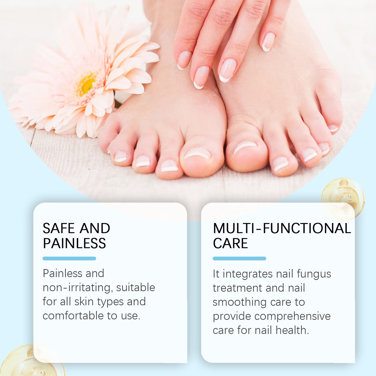 EOHOE Nail Care, Nail Cleaning Care To Relieve Discomfort On The Foot Of The Nail Smooth Rough Surface Of The Nail