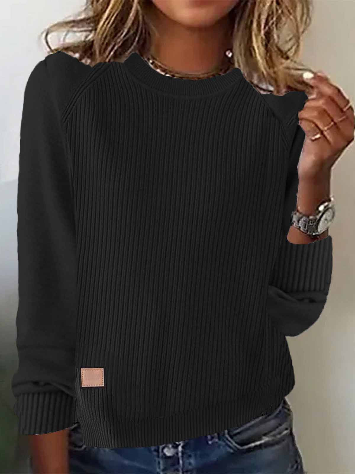 Independent Station Round Neck Long Sleeve Sweater