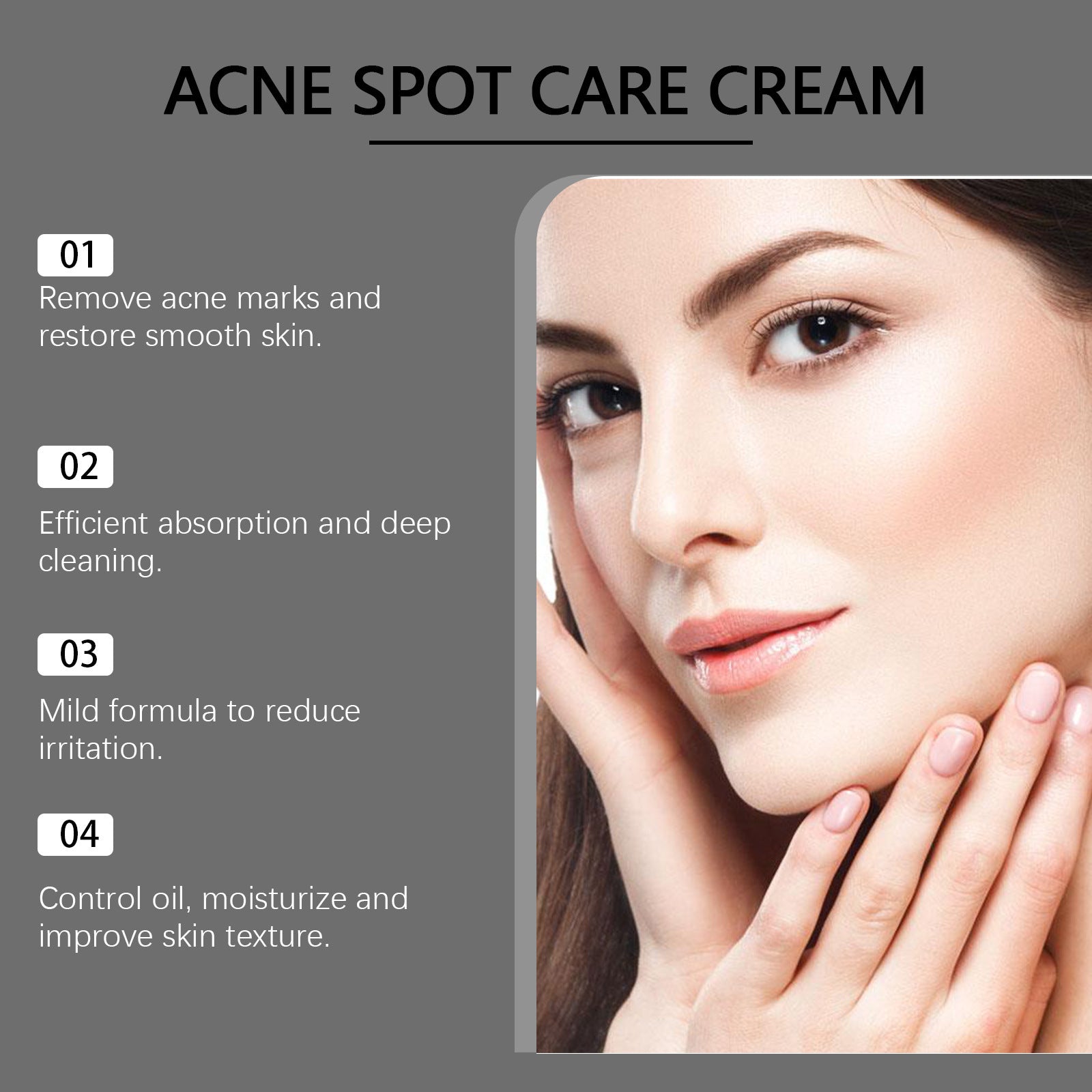 Acne Cream Mild Ingredients Hydrating