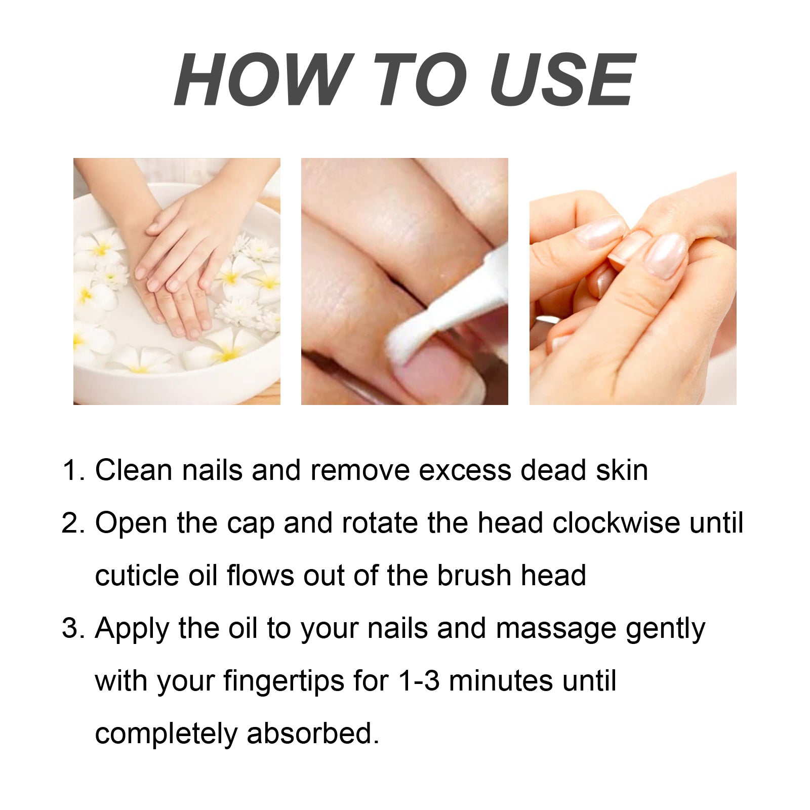 Cuticle Oil Pen, Repair Nails Rotten Nails Thickening Soft Nail Polish Care Oil