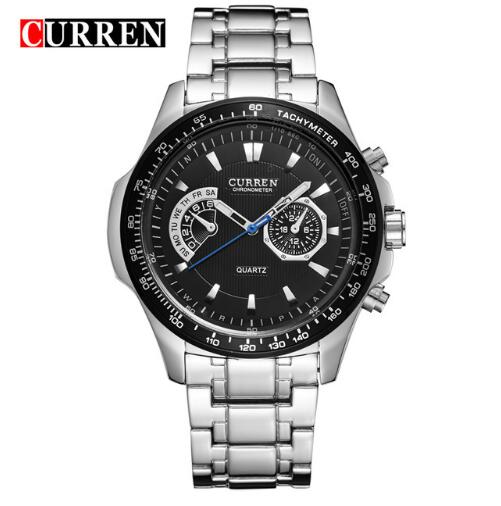 Curren Men's Quartz Vogue Business watches 3ATM waterproof