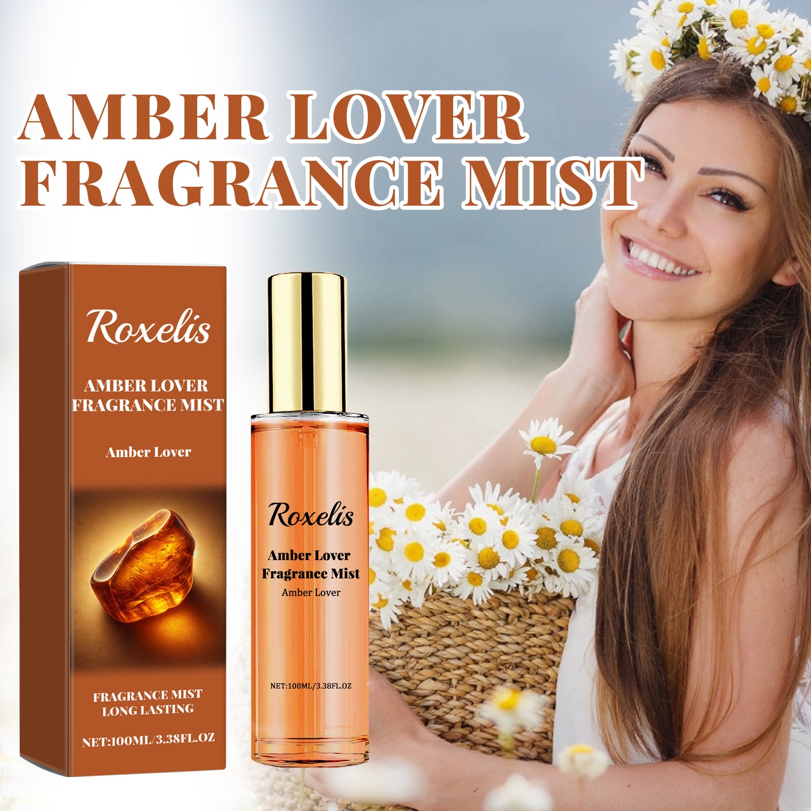 Amber Lover Fragrance Mist, Lasting Fragrance Fresh And Natural Couples Date With Fragrance To Bring Atmosphere Encounter