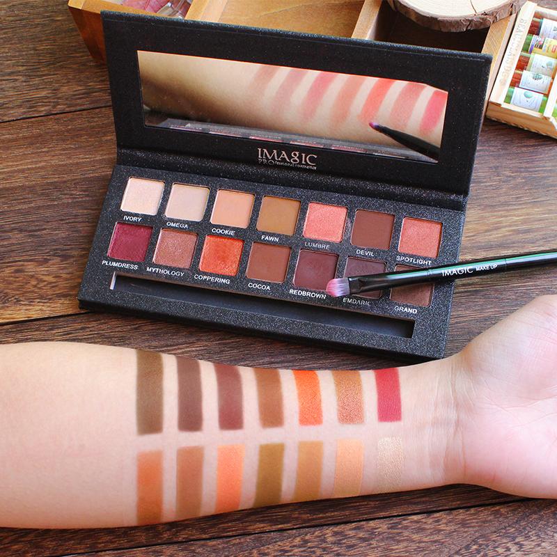 IMAGIC  14 Color Matte Nude Eye Shadow Pallete Cosmetics