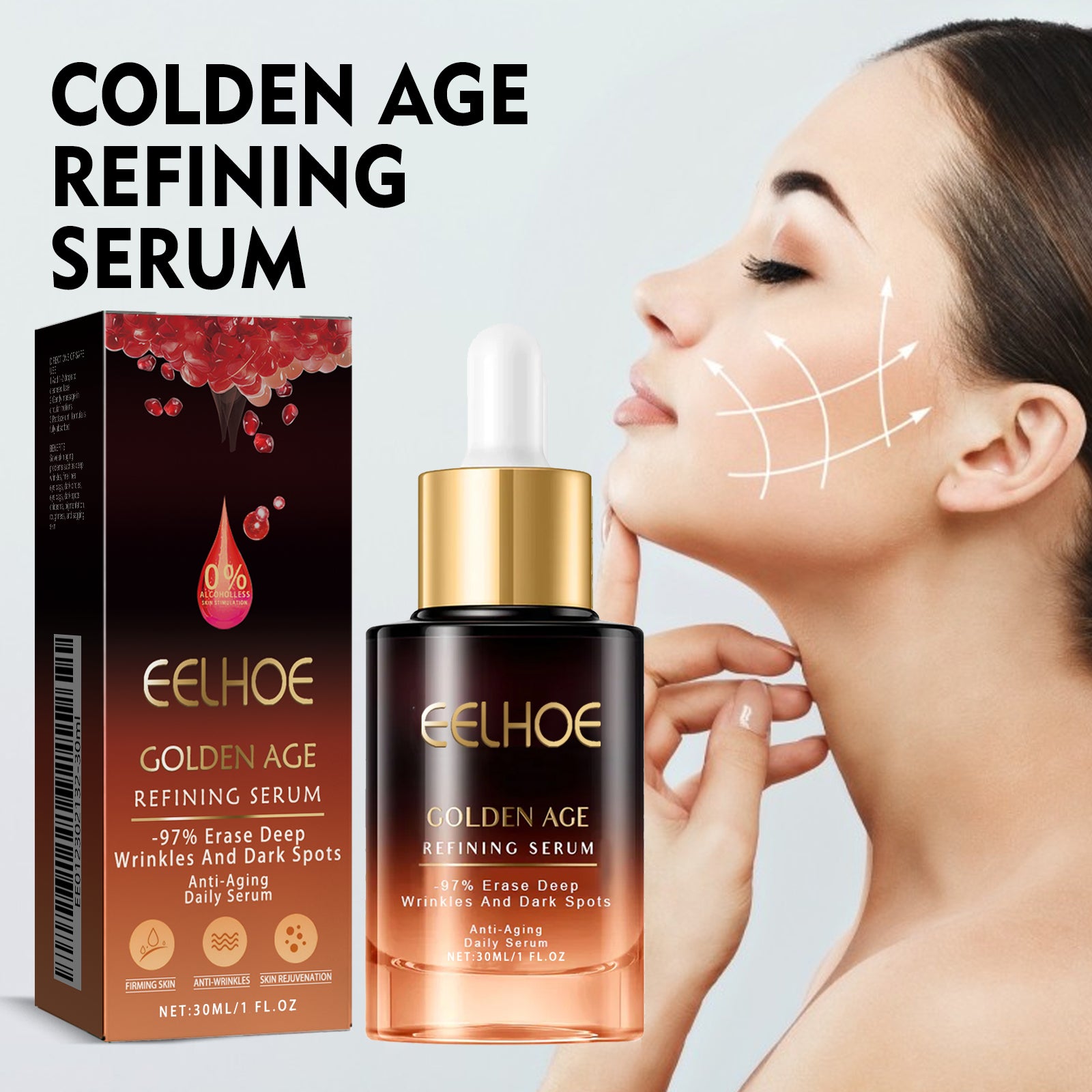 Golden Age Essence Lightening Fine Lines, Firming Skin, Hydrating And Moisturizing Face Essence