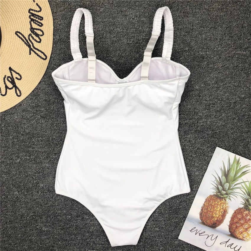 Sexy Push Up Bodysuit Steel one piece swimsuit Butt Lifter swim suit women Swimwear Shaper Bathing suit female Monokini Black