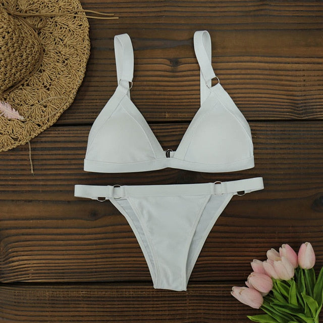 Sexy Halter Bikinis Women Swimsuit Push Up Swimwear Biquinis Brazilian Bikini Set Bathing suits Beach Wear Swim