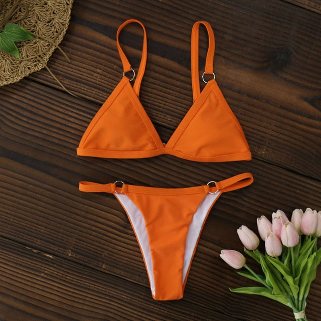 Sexy Halter Bikinis Women Swimsuit Push Up Swimwear Biquinis Brazilian Bikini Set Bathing suits Beach Wear Swim