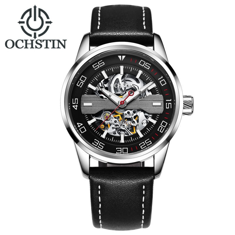 OCHSTIN Sport Design Watch Mens Watches Top Brand Luxury Montre Homme Clock Men Automatic Skeleton Watch