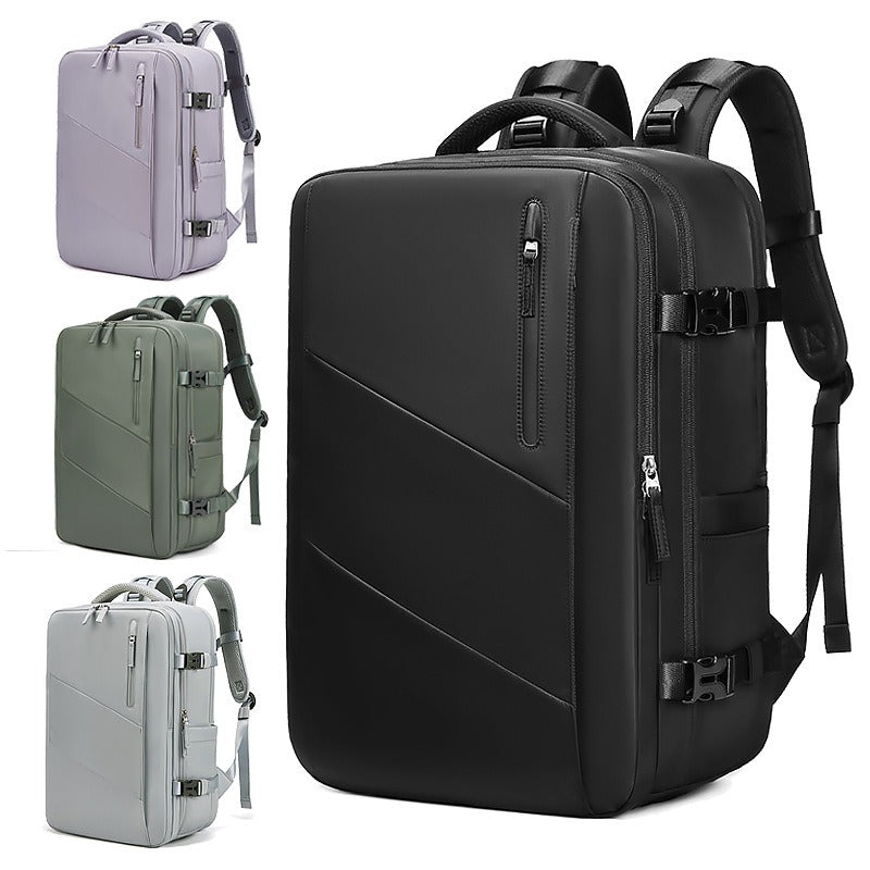 Fashionable backpack with large capacity and multifunctional computer bag