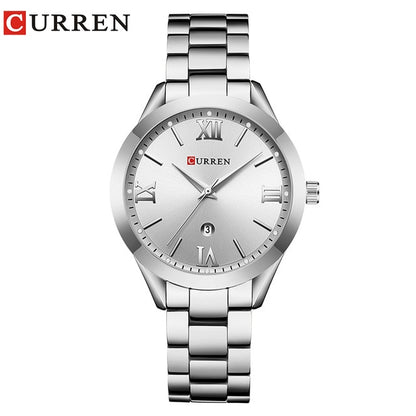 Reloj CURREN de oro para mujer, relojes creativos de acero para mujer, relojes de pulsera para mujer, reloj femenino, reloj femenino 