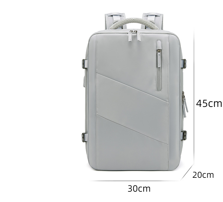 Fashionable backpack with large capacity and multifunctional computer bag