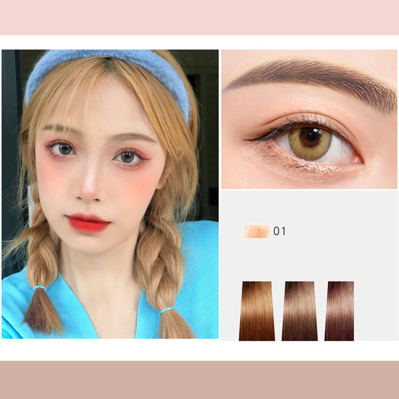 Four-Headed Bifurcated Eyebrow Pencil Simulation Wild Liquid Eyebrow Pencil Durable Waterproof Sweat-Proof And Easy To Color