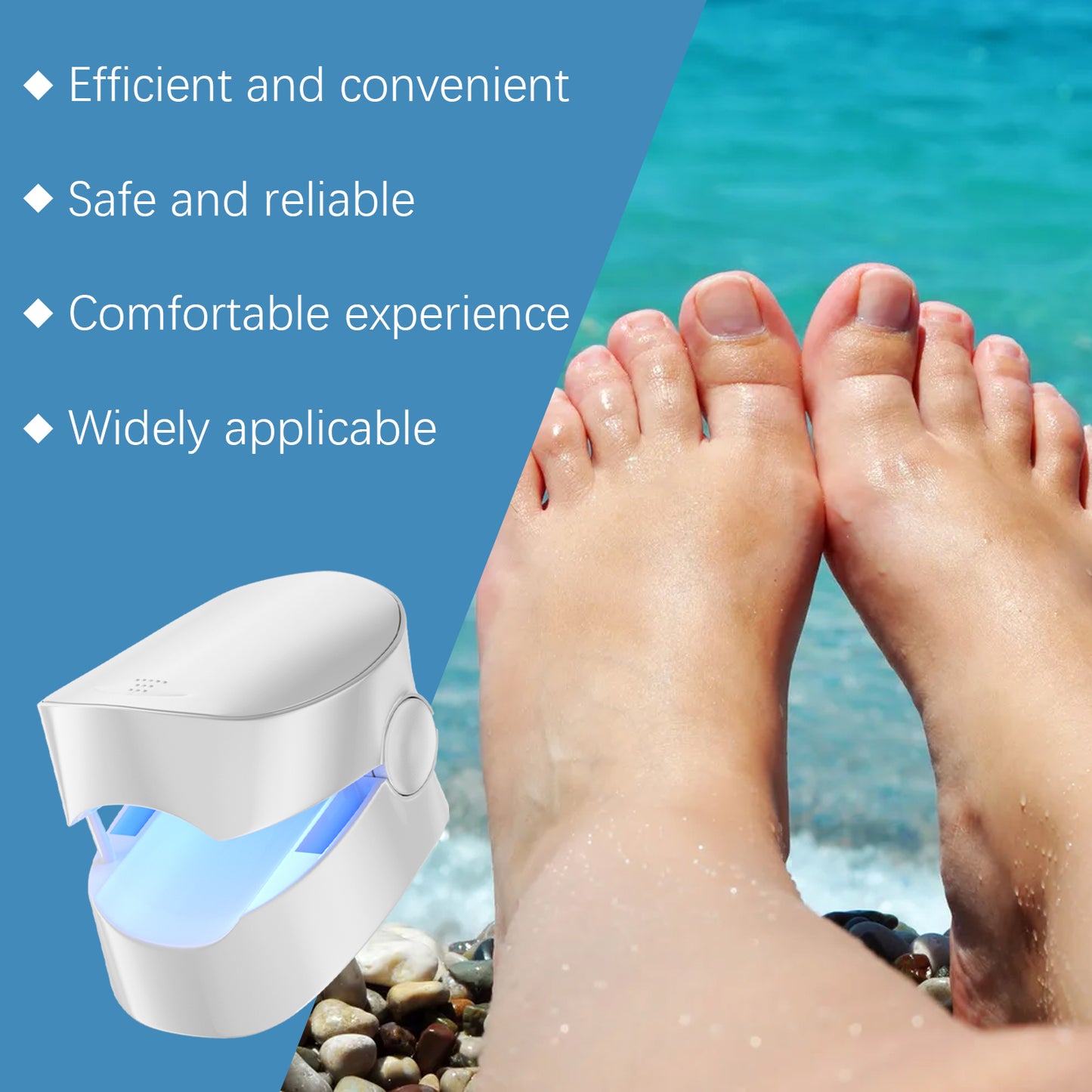 Nail Repair Instrument Gently Repair Damaged Nails On The Edge Of Fingers, Manicure Maintenance, Cleaning And Polishing Nail Surface Care Instrument