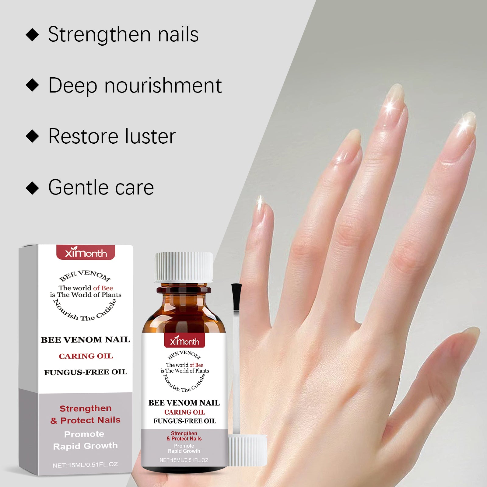 Nail Care Essence Hand And Foot Nails Cleansing, Nourishing, Nourishing And Repairing Manicure Care
