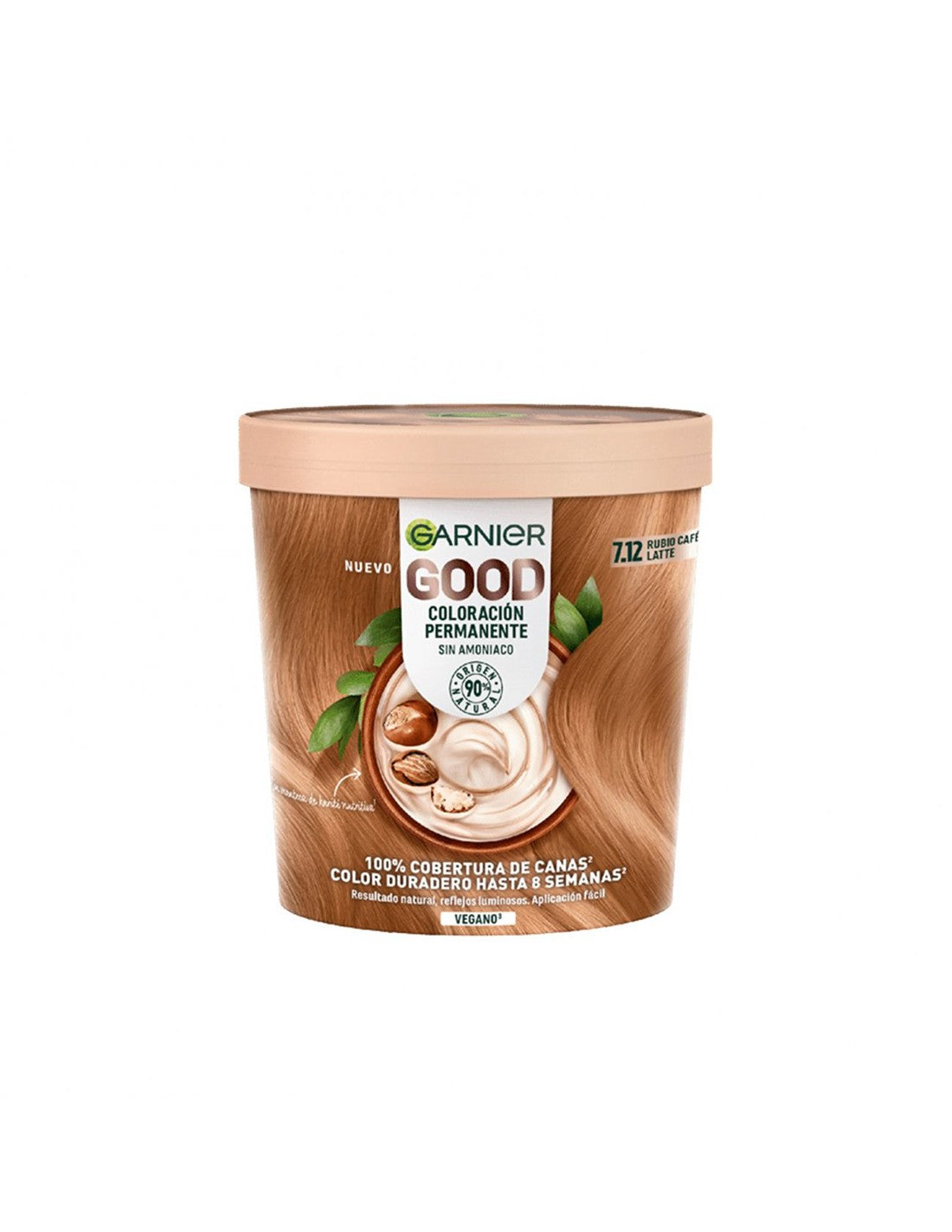 Garnier Good ColoraciΓ³n Permanente 7,12 Rubio CafΓ© Latte 1 U