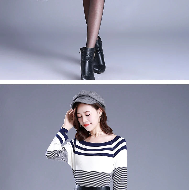 Women Black PU Leather Trumpet Skirt Autumn Winter Office Lady Elegant Chic  High Waist Knee Length  Bodycon Skirts