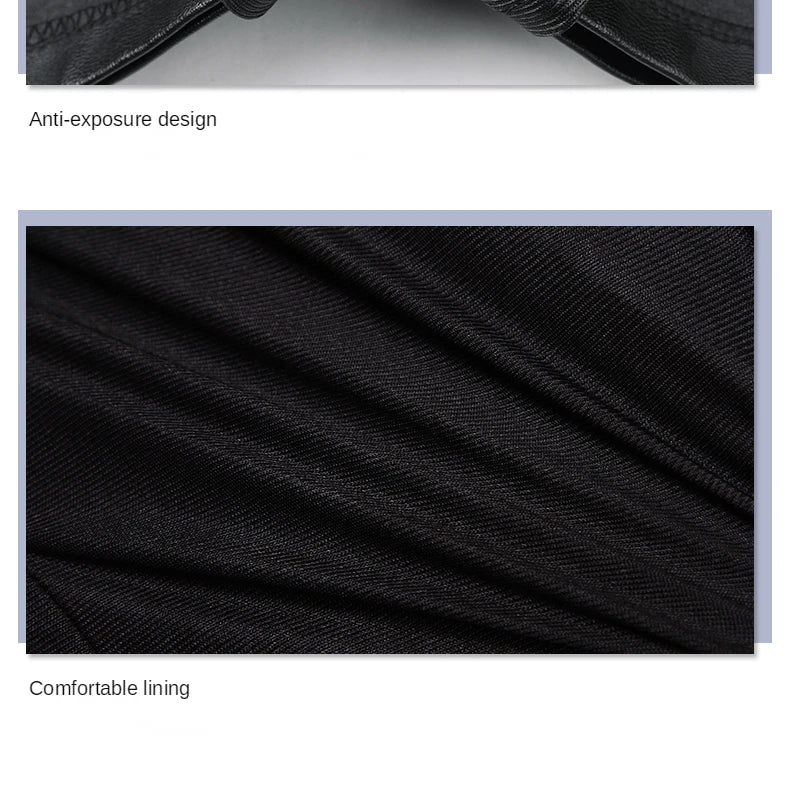 Women Black PU Leather Trumpet Skirt Autumn Winter Office Lady Elegant Chic  High Waist Knee Length  Bodycon Skirts