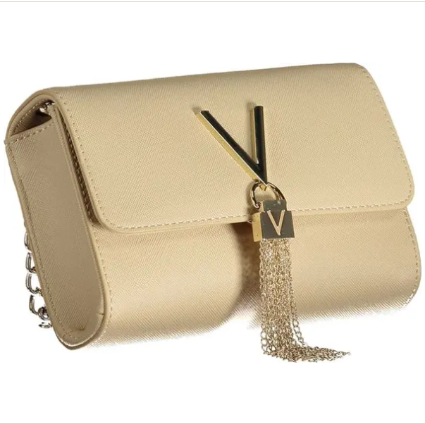 Mario Valentino Beige Polyethylene Handbag