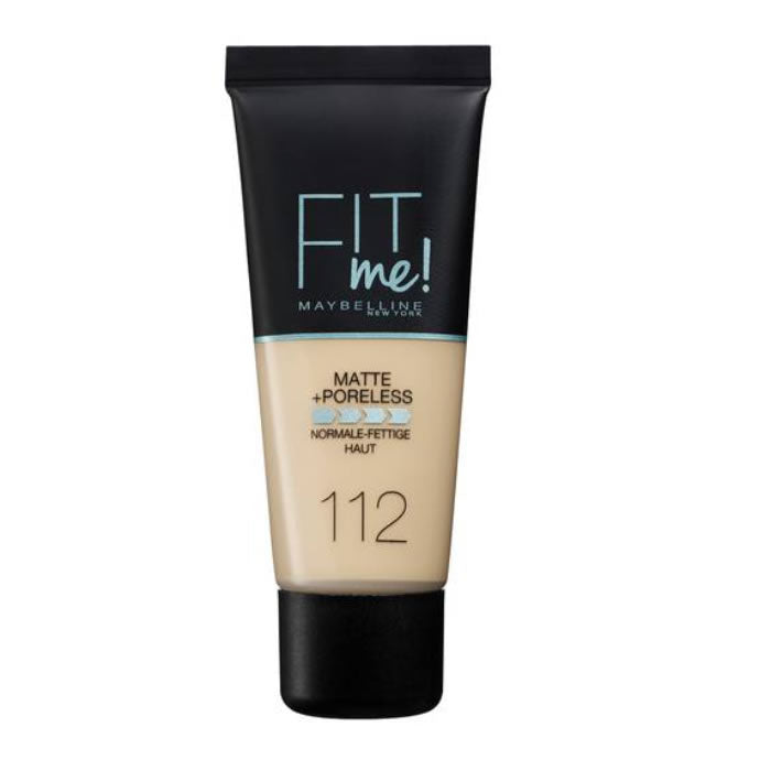 Maybelline Fit Me Fondotinta opaco e poreless 112 Soft Beige 30 ml