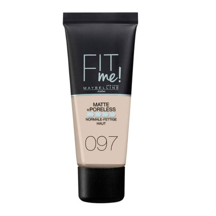 Maybelline Fit Me Matte &amp; Poreless Fondotinta 97 Porcellana naturale 30 ml