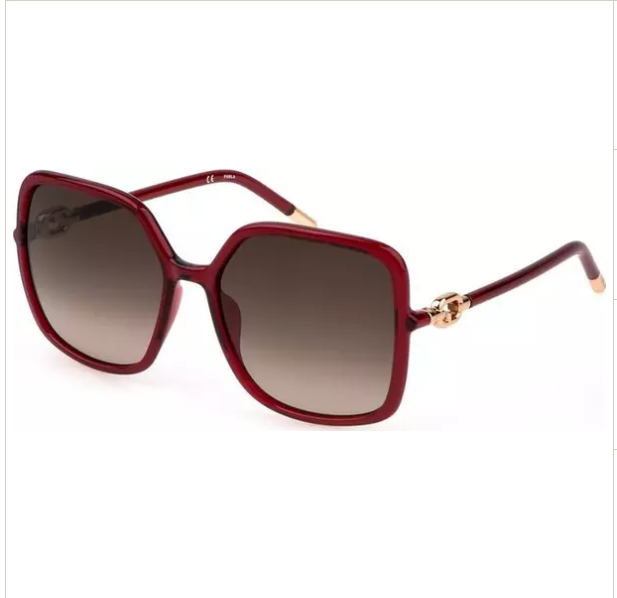 Red Polycarbonate Sunglasses